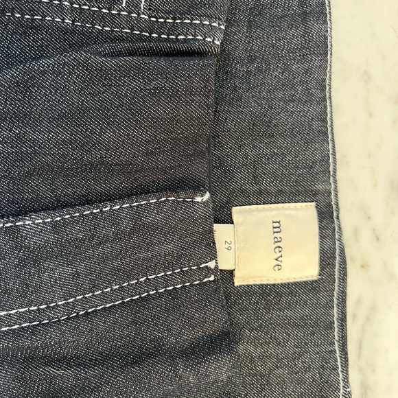 Maeve Downtown Date High-Rise Straight-Leg Jeans dark indigo womens 29 nwt - Picture 5 of 9